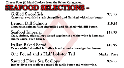 Seafood Selections