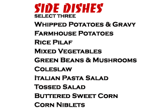 We Have Even More Side Dishes!